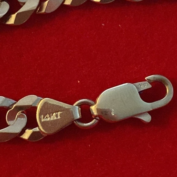 14kt Italian Gold Chain solid yellow gold 38.4 gr pure solid gold Italy Unisex - Picture 8 of 9